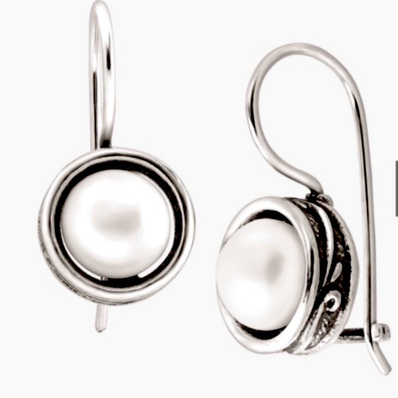 Silpada NeW Vintage RARE Modern FairytalePearl Drop Earrings